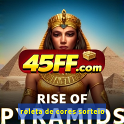 roleta de cores sorteio
